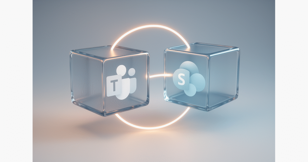 Failu glabāšana un koplietošana ar Microsoft Teams un SharePoint