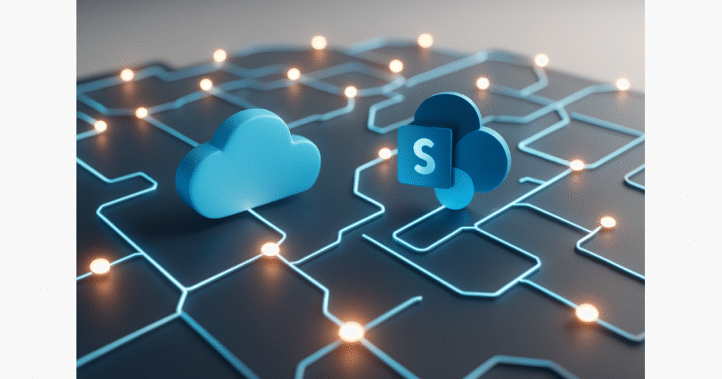 datu sinhronizācija ar SharePoint un Power Automate