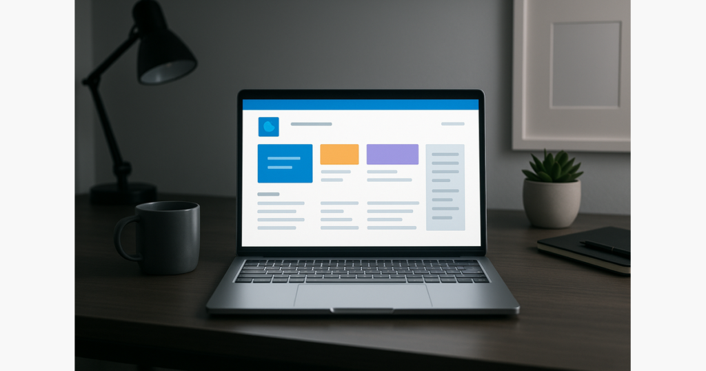 SharePoint mājas lapas pamati — ko uzņēmuma vadītājs redz pirmajā dienā — datu sinhronizācija