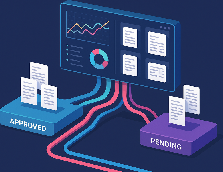 SharePoint un ERP integrācija rēķinu plūsmai — vienota aina par apstiprinātiem un neapstiprinātiem rēķiniem — datu sinh…