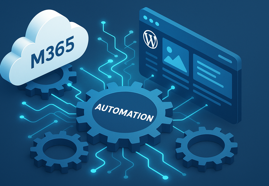 M365 + WordPress automatizācija: Publicēšanas plūsmas bez manuāla darba — datu sinhronizācija