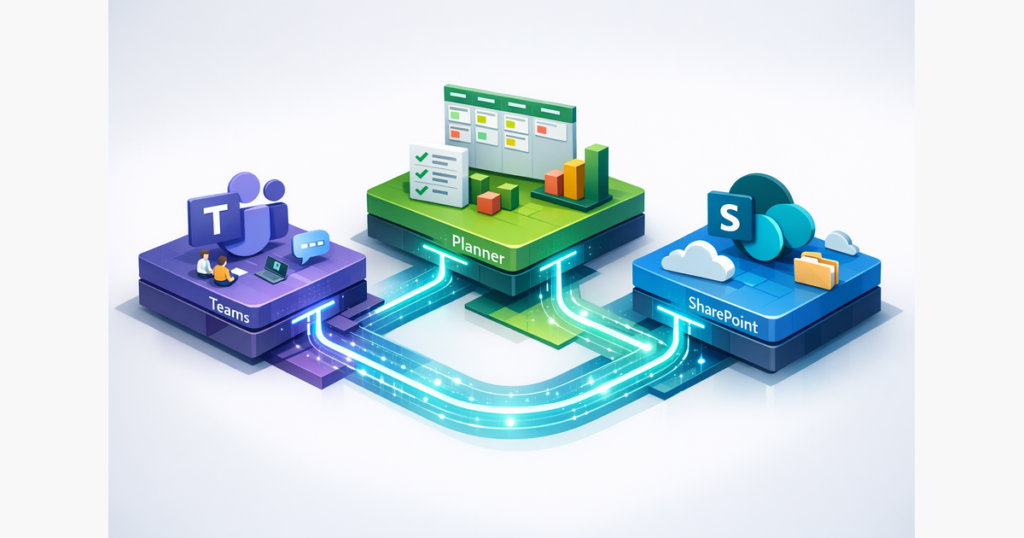 Teams uzdevumu vadība: Teams uzdevumu vadība: 5 soļi Planner un SharePoint integrācijai