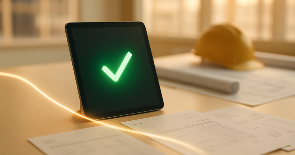 invoice approval automation for construction — Microsoft Power Automate