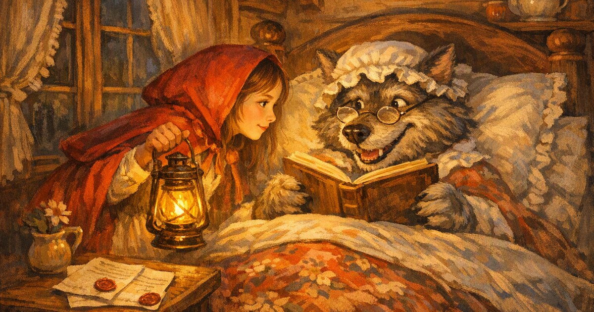Document AI version and approval check: Little Red Riding Hood looks closely at who is really in the bed | KSJ Document AI version and approval check: Little Red Riding Hood looks closely at who is really in the bed